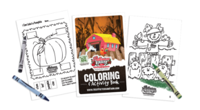 Print Patterson farm activity and coloring book