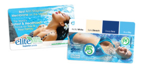 Swatch Card Elite Pools swatch card